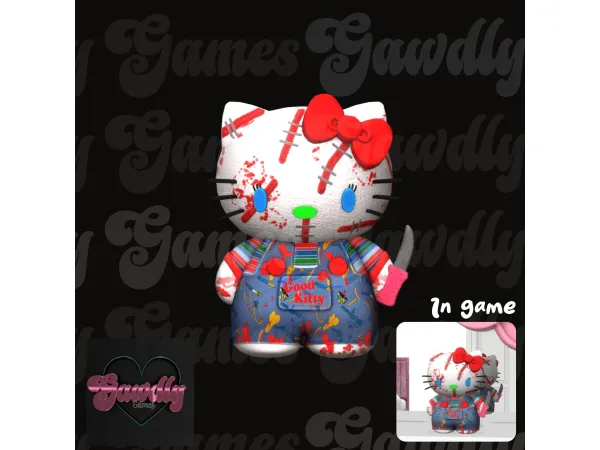 Mix Hello Chuckie Plushie by Gawdly Games - The Sims 4 Custom Content