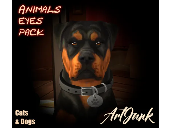 Mix Animal eyes pack (ArtJunk) - The Sims 4 Custom Content