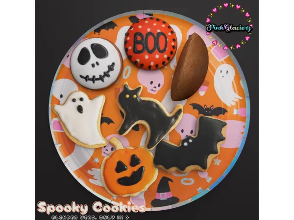 Mix Spooky Cookies by PinkGlacierz - The Sims 4 Custom Content