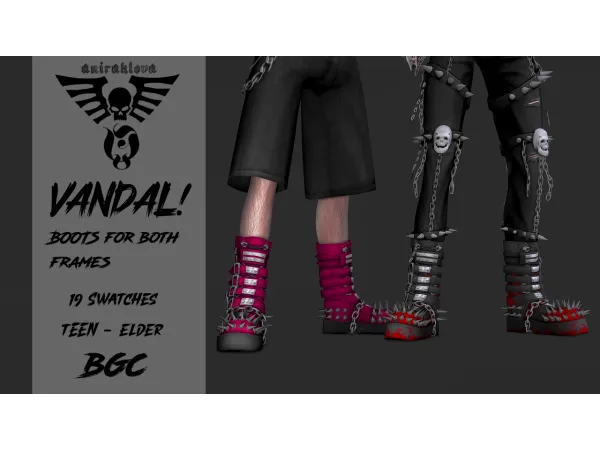 Mix V A N D A L by aniraklova - The Sims 4 Custom Content