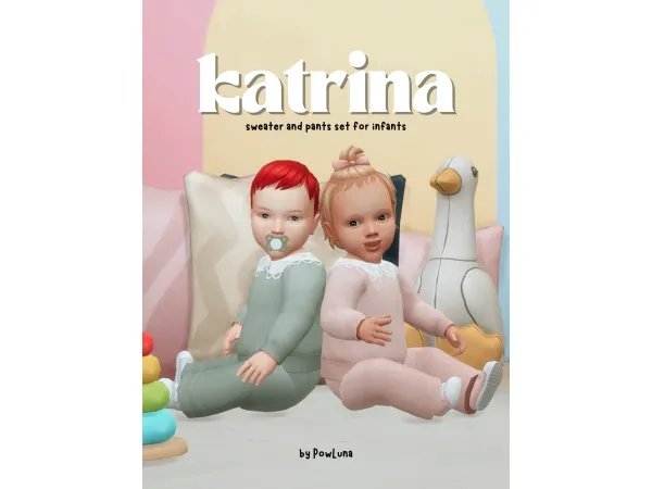 Maxis Match KATRINA set by powluna - The Sims 4 Custom Content