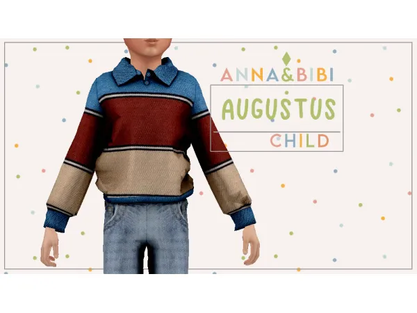 Mix Augustus_CHILD [AnnaBibi] - The Sims 4 Custom Content