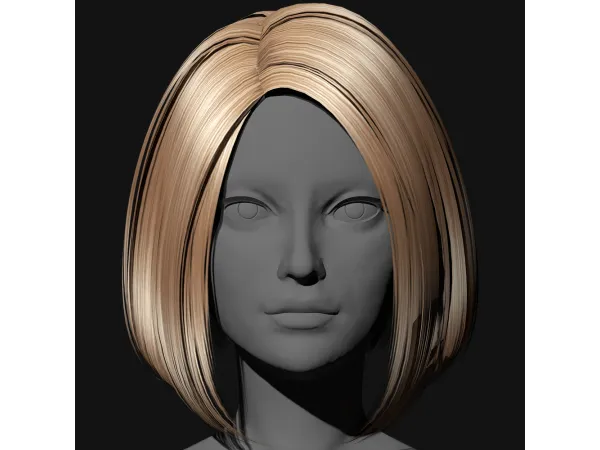 Alpha SSalon Female Hairstyle B71 - The Sims 4 Custom Content