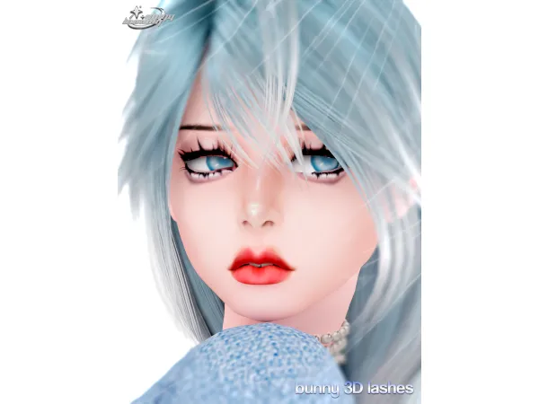 Mix BUNNY 3D EYELASHES - The Sims 4 Custom Content