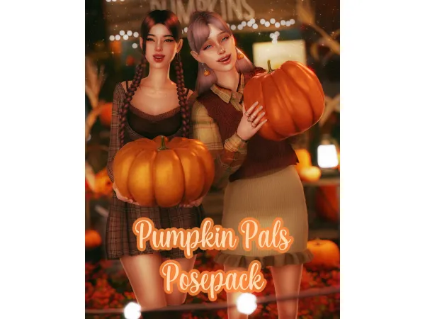 PUMPKIN PALS POSEPACK by solstice