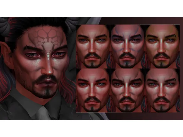 Alpha Ouroboros Makeup by EvilQuinzel - The Sims 4 Custom Content