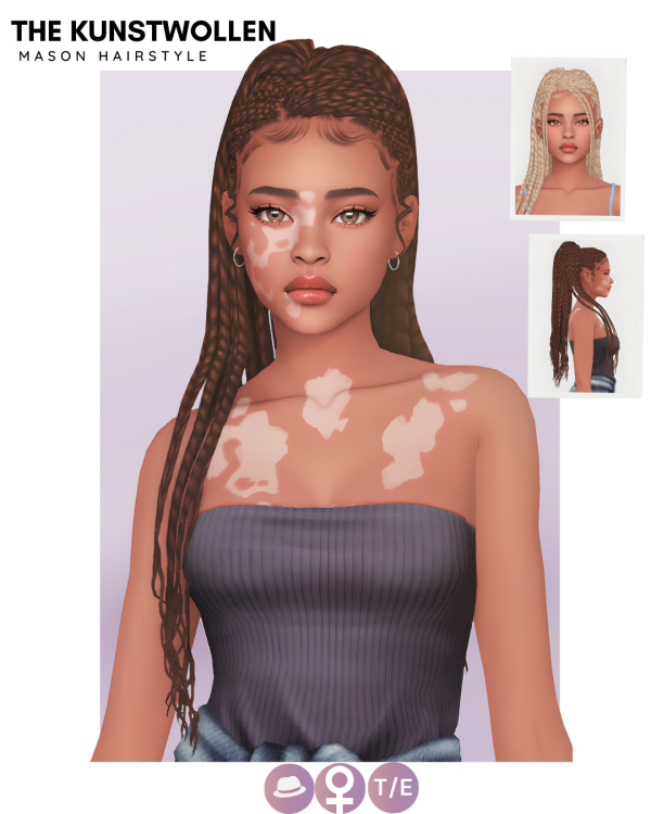 Maxis Match Mason hairstyle by modcollective - The Sims 4 Custom Content