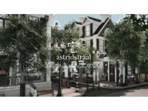 Alpha astridstraat lot download links by simsjii - The Sims 4 Custom Content