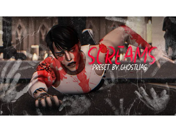 Mix Preset for Gshade Screams [ghostlias] - The Sims 4 Custom Content