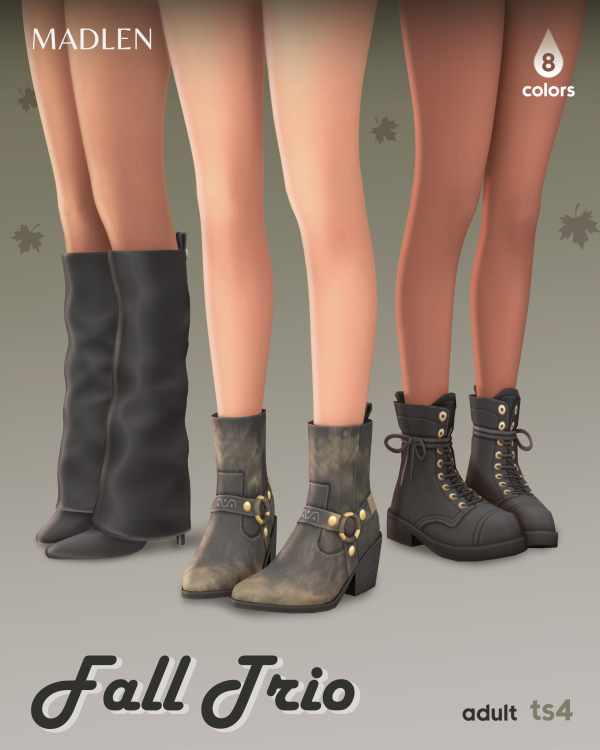 Maxis Match Fall Trio (Set) by simsfinds - The Sims 4 Custom Content
