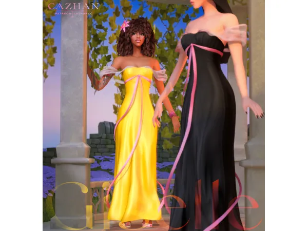 Maxis Match [GISELLE] clothing by cazhancc - The Sims 4 Custom Content