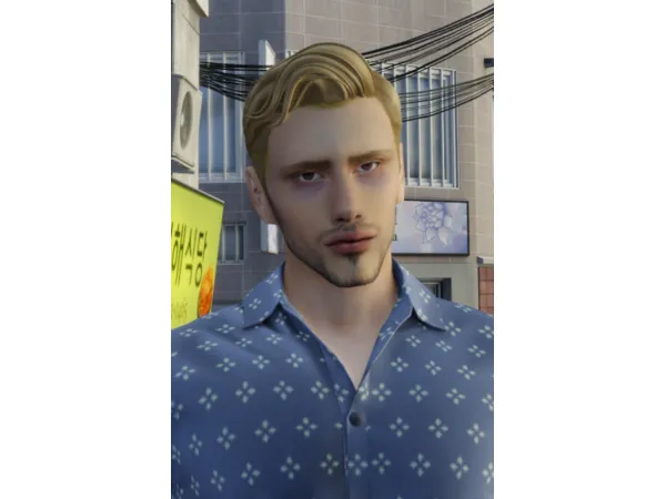Maxis Match Francisco Garcia Remaster by Fenixfoxsims - The Sims 4 Custom Content