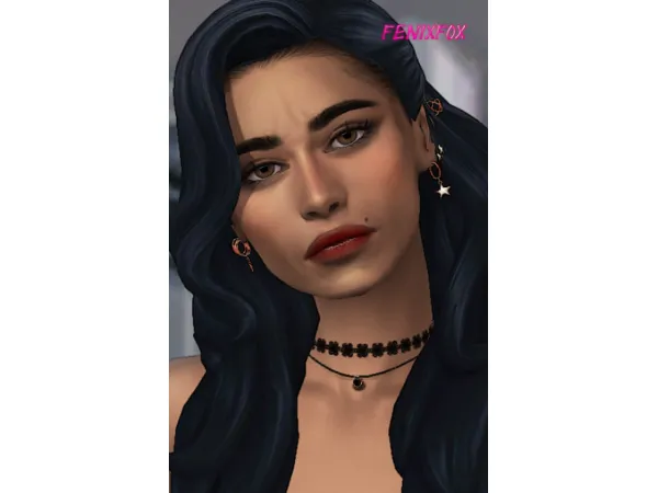 Alpha Bella Goth Townie Makeover by Fenixfoxsims - The Sims 4 Custom Content