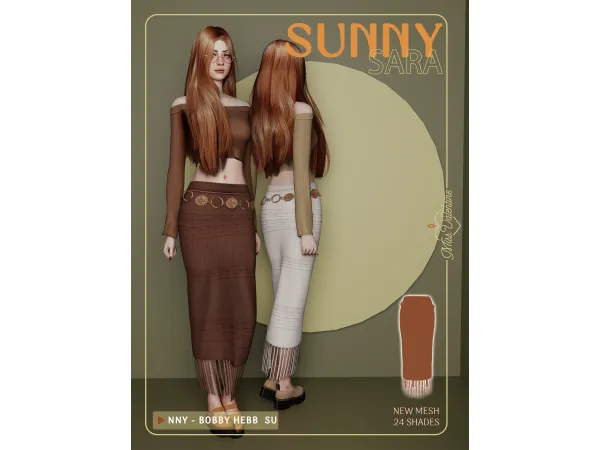 Mix Sara Skirt by MissValentine - The Sims 4 Custom Content