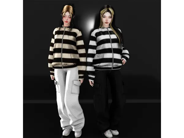 Alpha CASUAL OUTFIT - The Sims 4 Custom Content