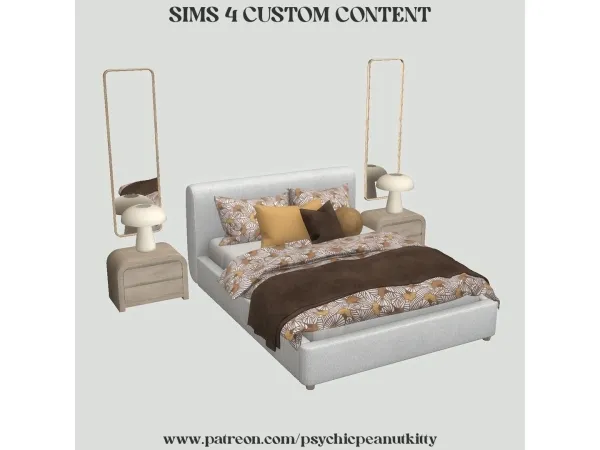 Mix November Bedroom - The Sims 4 Custom Content