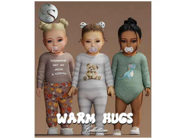 Maxis Match Warm Hugs Infant Collection Teaser by CAMUFLAJE - The Sims 4 Custom Content