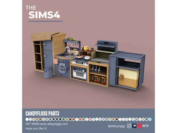 Maxis Match PIGGG Candyfloss P3 26 items by AbbyPIGGG - The Sims 4 Custom Content