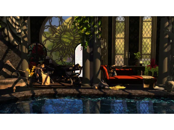 Alpha Darkest Night Pool by SimsClutterChaos - The Sims 4 Custom Content