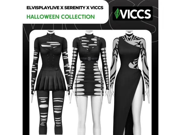 Maxis Match ELVISPLAYLIVE X SERENITY X VICCS COLLECTION - The Sims 4 Custom Content