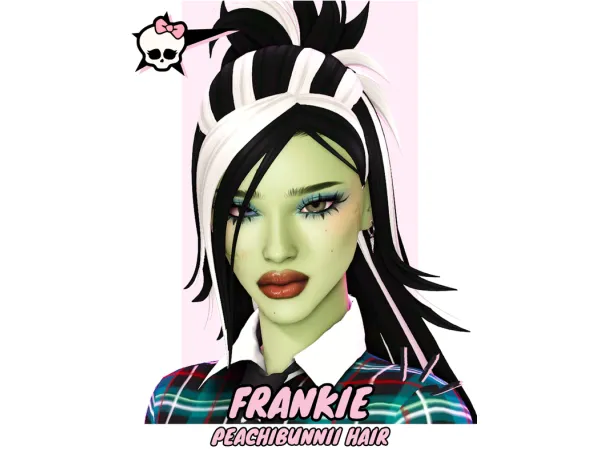 Maxis Match Frankie Hair by Peachibunnii - The Sims 4 Custom Content