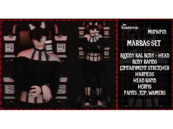 Mix [MIINXPID] Marbas Set - The Sims 4 Custom Content