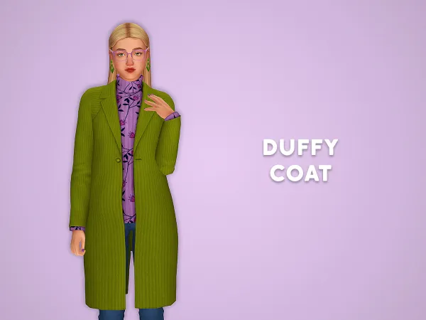 Maxis Match duffy coat by whirliko - The Sims 4 Custom Content