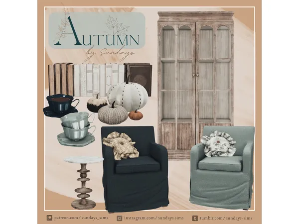 Alpha autumn set by sundays - The Sims 4 Custom Content