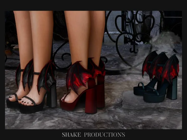 Alpha Paranormal Luna High Heels - The Sims 4 Custom Content