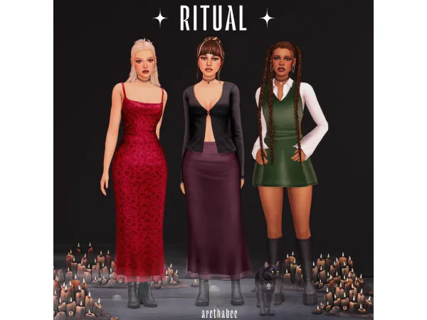 Maxis Match ritual collection by arethabee - The Sims 4 Custom Content
