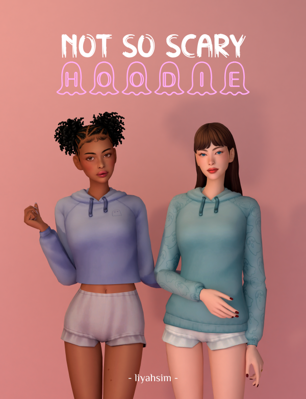 Maxis Match Not So Scary Hoodie by liyahsim - The Sims 4 Custom Content