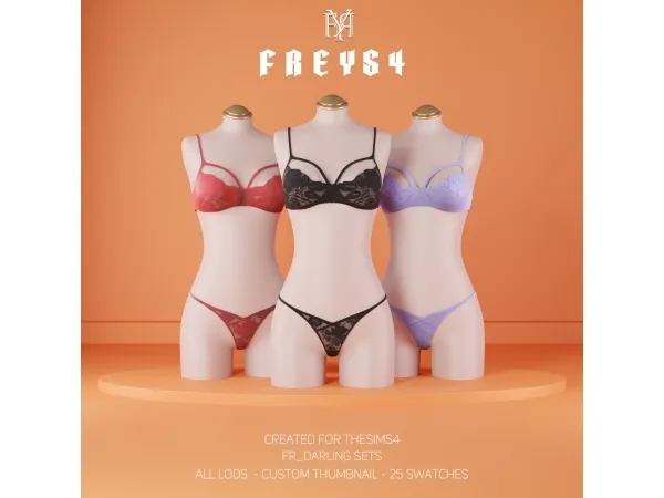 Alpha FR_Darling Sets - The Sims 4 Custom Content