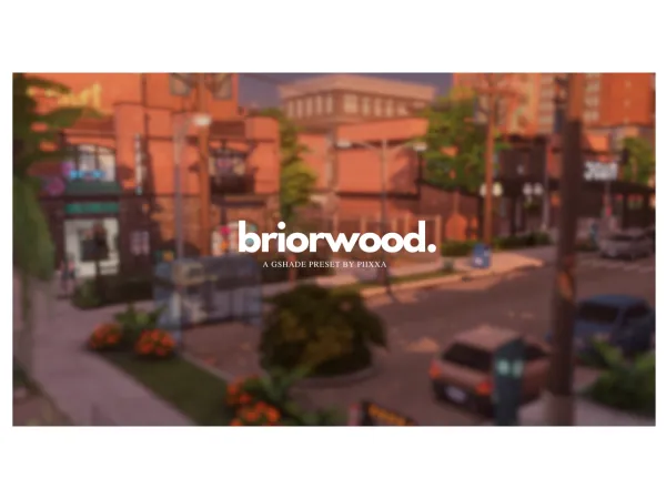 Mix briorwood gshade preset by piixxa - The Sims 4 Custom Content