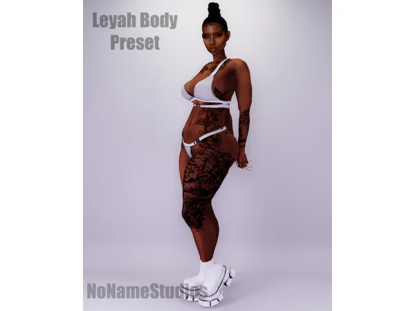 Mix NoNvmeStudios Layah Body Preset - The Sims 4 Custom Content