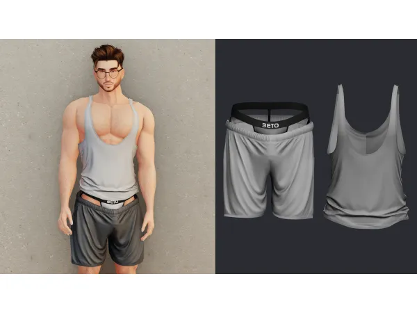 Alpha Bryce Set by Beto - The Sims 4 Custom Content