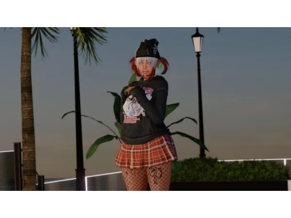 Alpha cuupid corp weightless set - The Sims 4 Custom Content