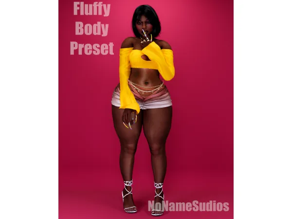 Mix NoNvmeStudios Fluffy Body Preset - The Sims 4 Custom Content