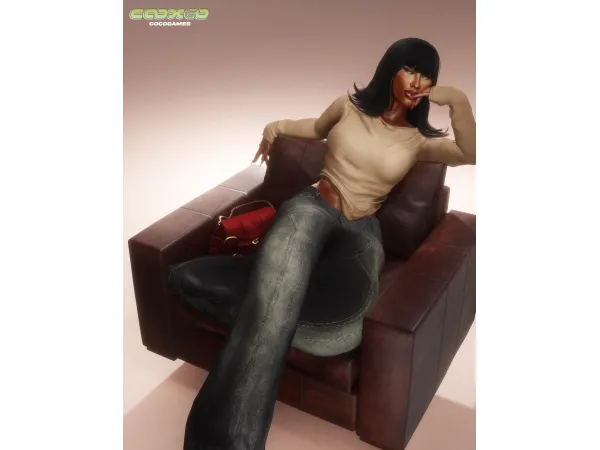 Alpha The Poised Set by CoCo Games - The Sims 4 Custom Content