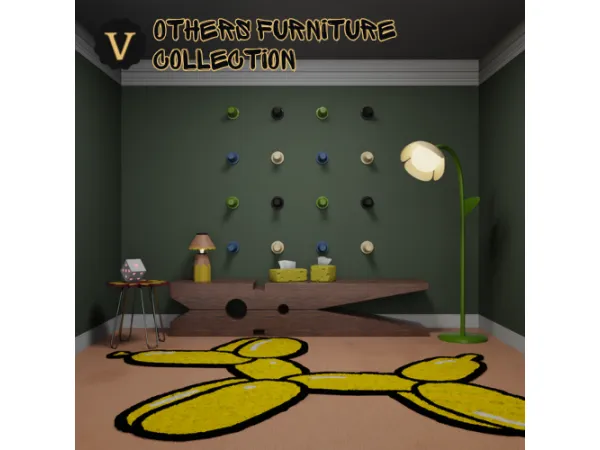 Mix Others Furniture Collection by Villareal Scenes - The Sims 4 Custom Content
