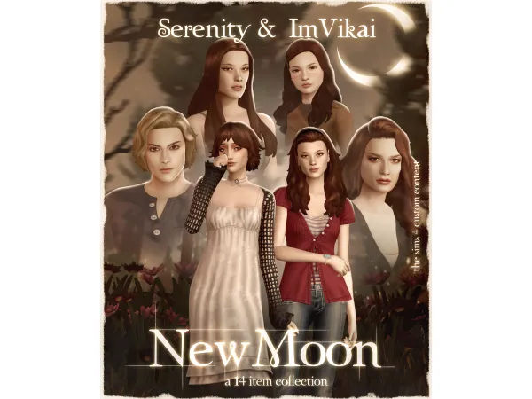 Maxis Match New Moon Collection by Serenity - The Sims 4 Custom Content