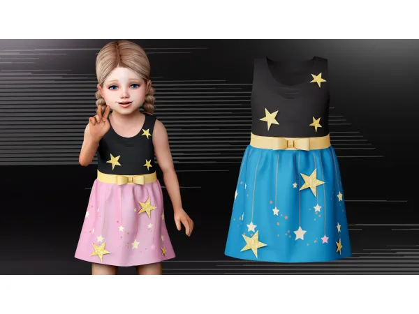 Alpha Abigail Dress by Garfiel - The Sims 4 Custom Content