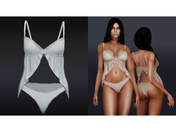 Alpha Goddess Lingerie by Beto - The Sims 4 Custom Content
