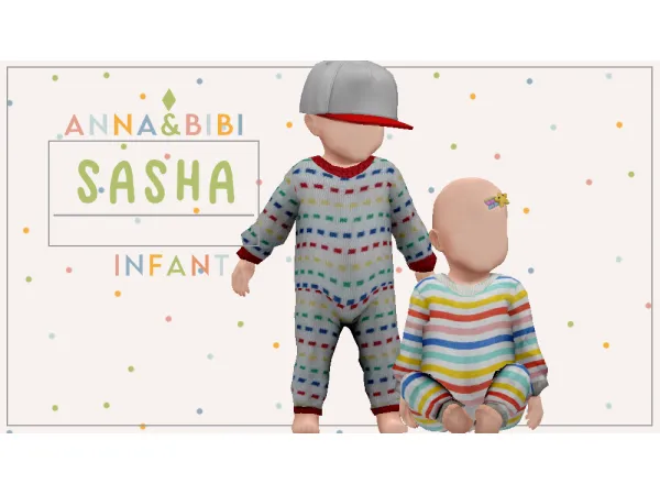 Maxis Match Sasha_INFANT [AnnaBibi] - The Sims 4 Custom Content