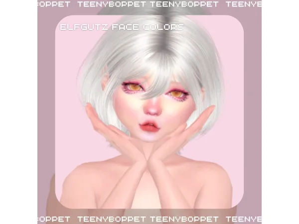 Maxis Match [teenyboppet] elfgutz face colors - The Sims 4 Custom Content