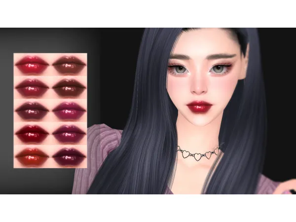 Mix Shela Lipstick by Kikuruacchi - The Sims 4 Custom Content