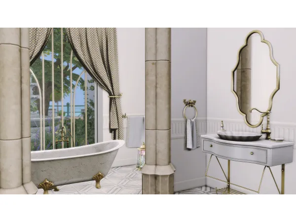 Alpha Magical Fairy Tale Bathroom by Lapanemona - The Sims 4 Custom Content