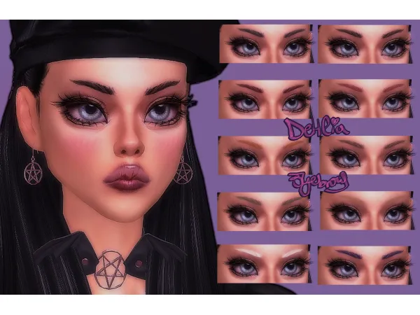 Maxis Match Cemelss Dehlia Eyebrows - The Sims 4 Custom Content