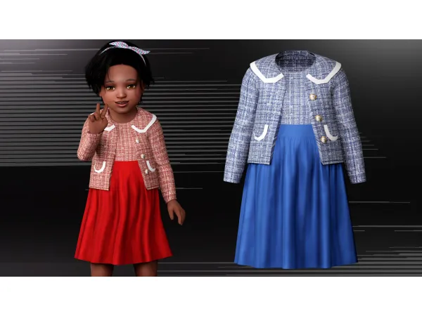 Alpha Avery Dress by Garfiel - The Sims 4 Custom Content