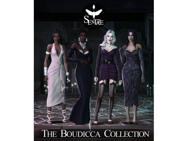 The Boudicca Collection by Sentate - The Sims 4 custom content
