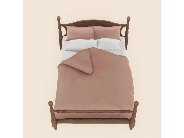 4T3 AWINGEDLLAMA LIVED IN BED MATTRESS - The Sims 3 Custom Content